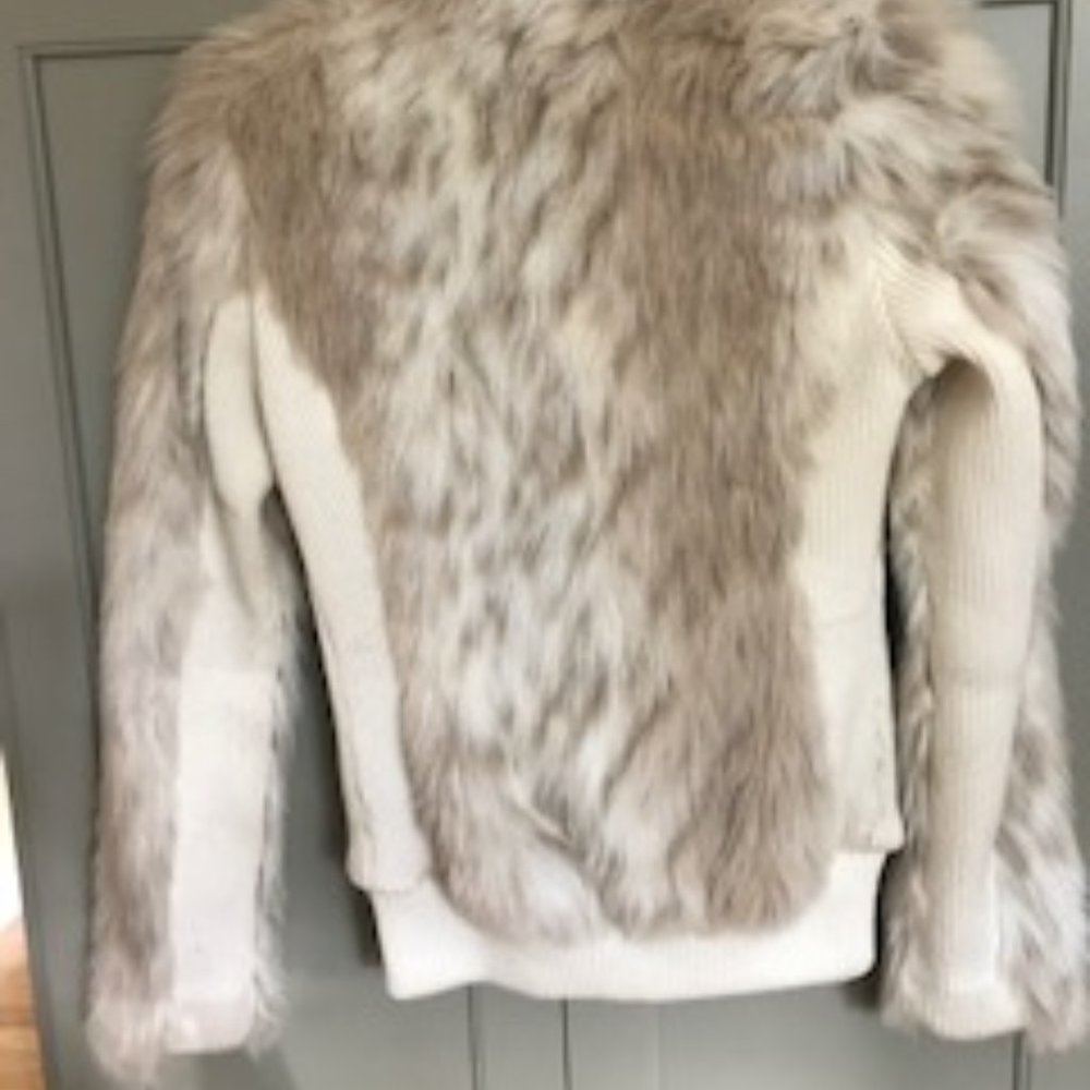 Guess Faux Fur High Pop CollarJacket - Picture 12 of 14